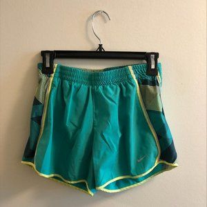 NIKE✨Dri-Fit Running/Athletic Shorts Blue-Green/Teal Size Small (S) Like New